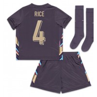 Anglicko Declan Rice #4 Vonkajší Detský futbalový dres ME 2024 Krátky Rukáv (+ trenírky)